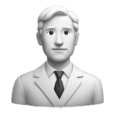 as a man thinketh logo monochrome sticker