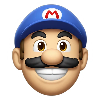 super Mario qui tire la langue sticker