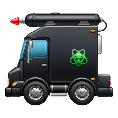 Martian BIg Black Drug Truck Rear sticker