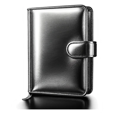 a pink diary, chrome style sticker