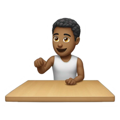 flipping the table sticker