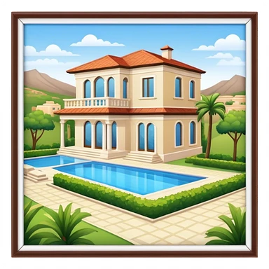 villa complex sticker