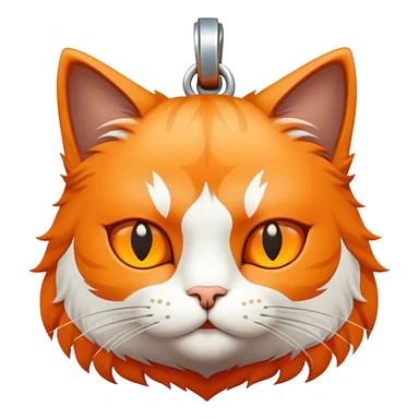 Cat with "odin" written on tag sticker