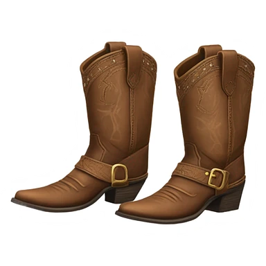 Cowboys boot sticker