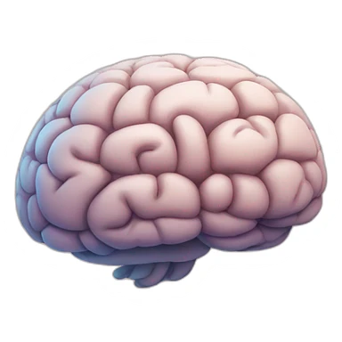 funny brain sticker