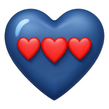 Dark Blue heart with the words I Love You Ry in the middle  sticker