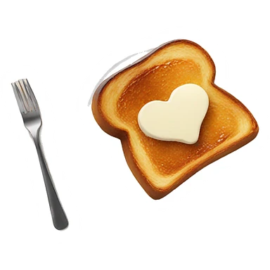 french toast on a white plate sticker