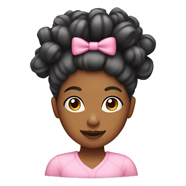 Girl with hair rollers in her hair sticker
