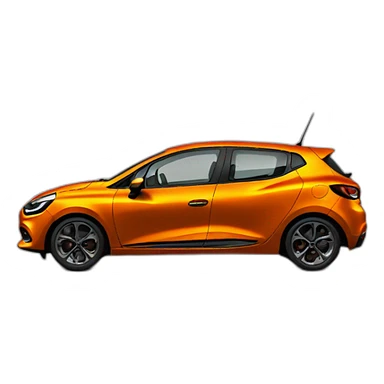 clio 5 orange sticker