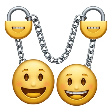 Emojis malandros con dientes de oro y cadenas de oro en el cuello  sticker