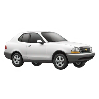 car on plain sticker