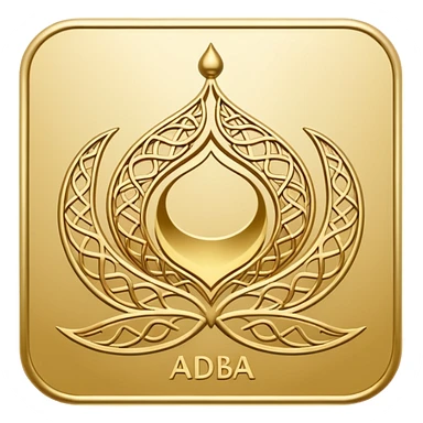 Adab visa logo sticker
