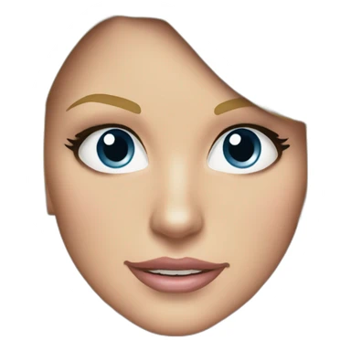 Britney Spears face sticker
