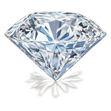 glamorous diamond, sparkling and radiant, no background sticker