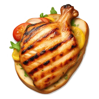 grilled chicken breast sticker