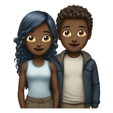 boys and girls  sticker