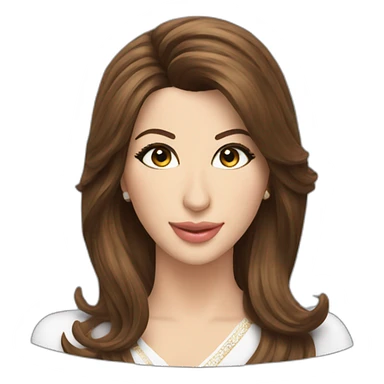 Nancy ajram Queen of arab pop sticker