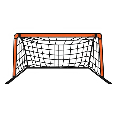 soccer goalpost sticker
