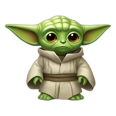 robot yoda merge sticker