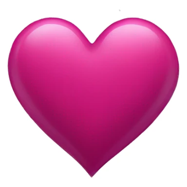 Dark pink heart sticker