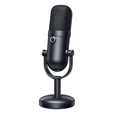 ai microphone that transcribes voice to text sticker