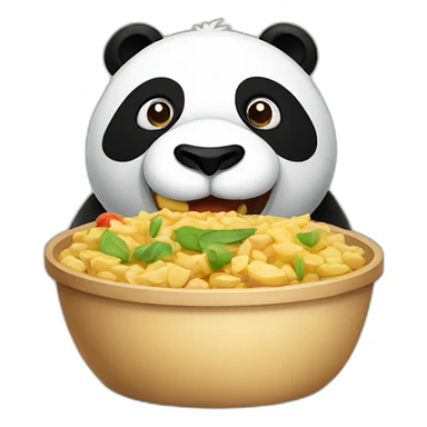hungry panda sticker