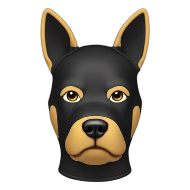 Neoprene K9 Hood Puppy mask sticker