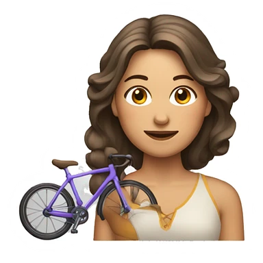 una mujer judia, con tunicas, cabello largo y con un velo en su cabeza  sticker