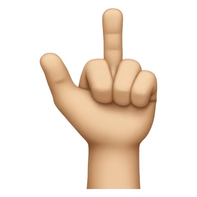 index finger emoji sticker