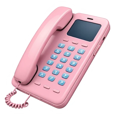 pastel pink phone sticker