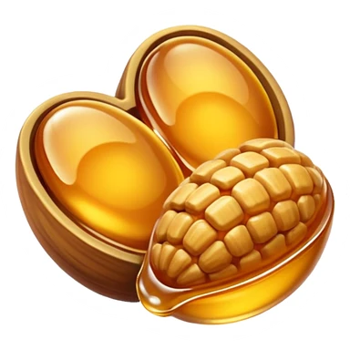 nuts with honey sticker