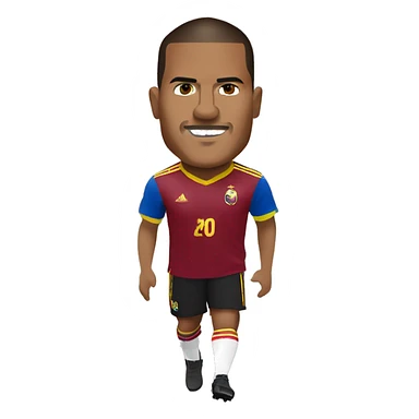 salomon rondon wearing Venezuela adidas t-shirt sticker