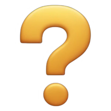 question symbol sticker
