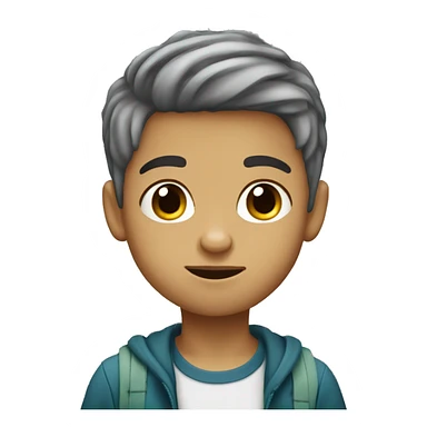 kid with tourettes who has short hair and is south african lightskin sticker