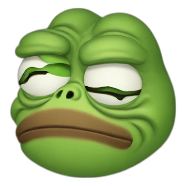 pepe sad sticker