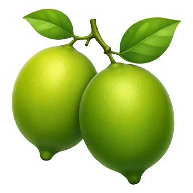green two lemons sticker