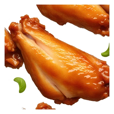Chicken wings meat sticker