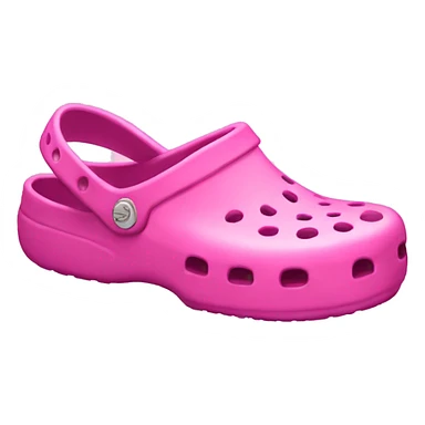 pink crocs shoes sticker