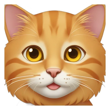 fully orange tabby shor thair cat cute yellow eyes sticker