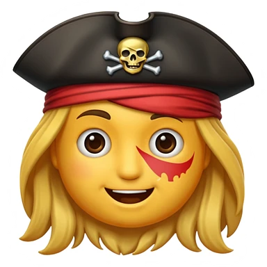 Make an emoji for pirates sticker