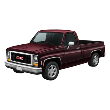 Gothic pickup truck gmc blood 4 door sticker