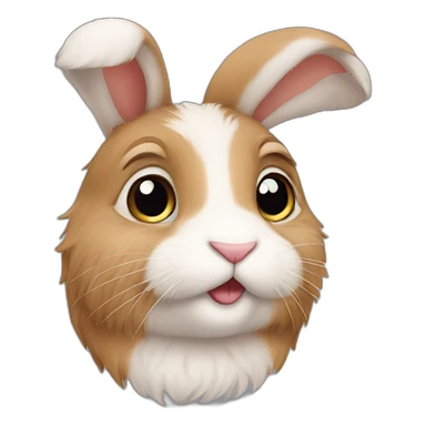 furry bunny sticker