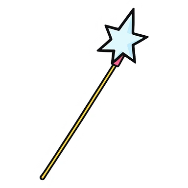 magic wand sticker