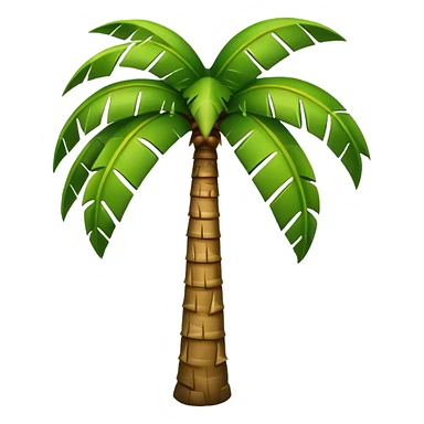 Iphone palm tree emoji  sticker