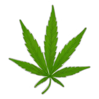 Weed joint sticker
