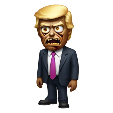 Zombie Donald Trump  sticker