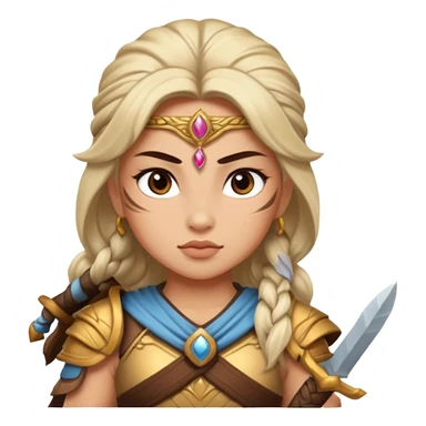 warrior princess himalayan sticker