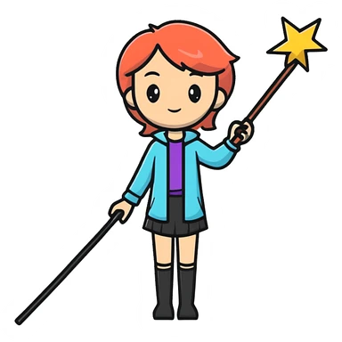 fairy godmother sticker