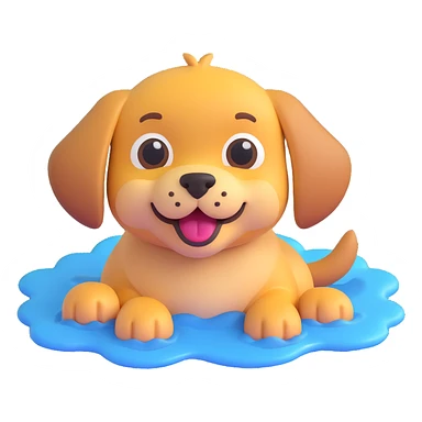 emoji face with a sly smirk and puppy-dog, watery eyes sticker