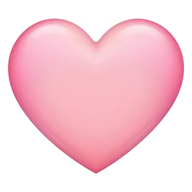 heart with a soft pastel gradient sticker